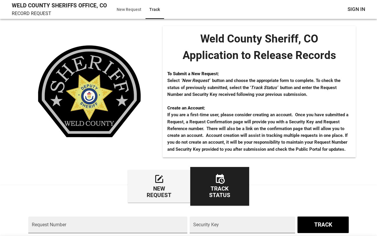 Weld County warrant lookup public records portal
