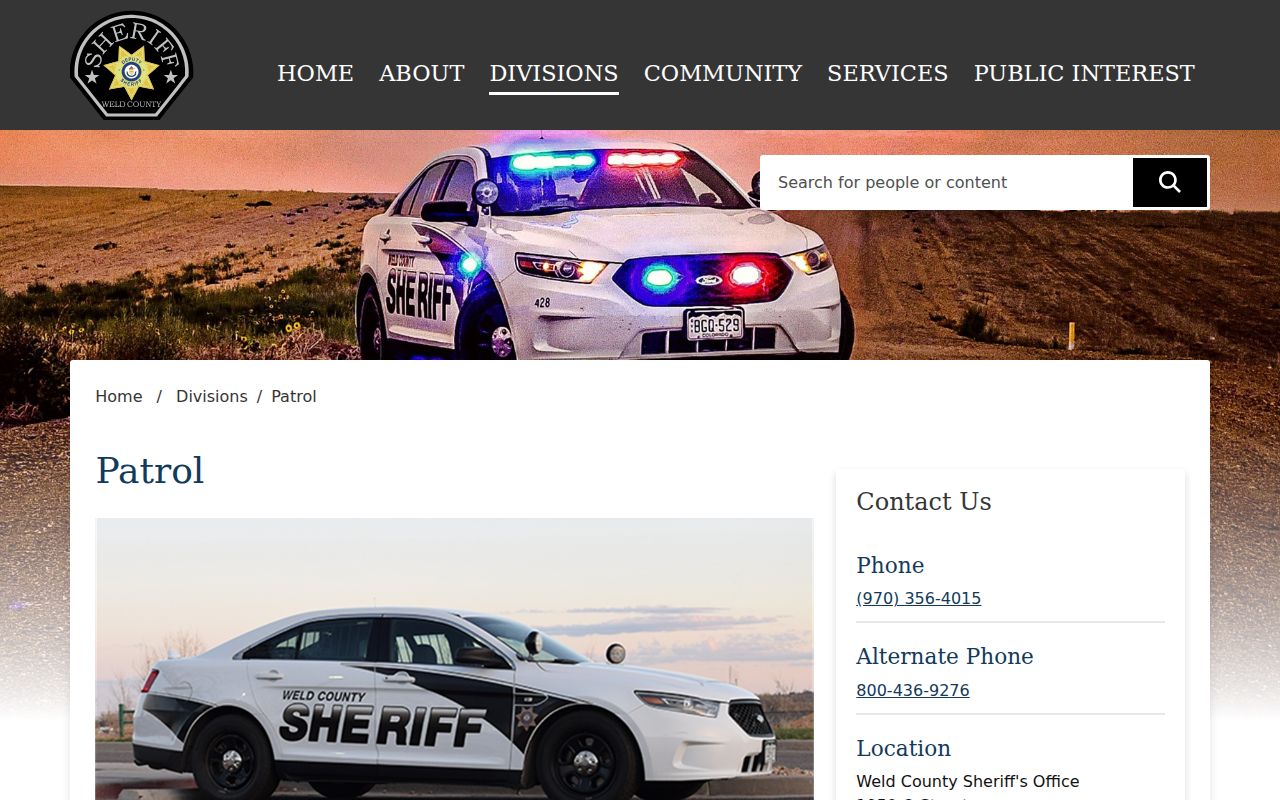 Weld County bench warrant search sheriff locations and warrant line