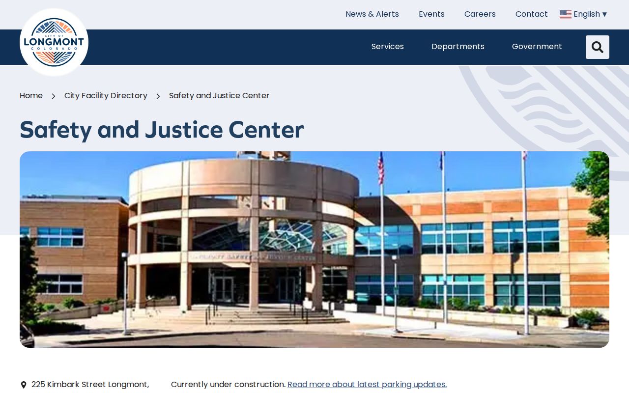 Longmont Safety and Justice Center municipal court and public safety facility